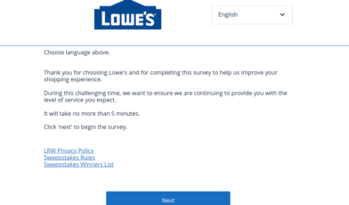 lowes Survey